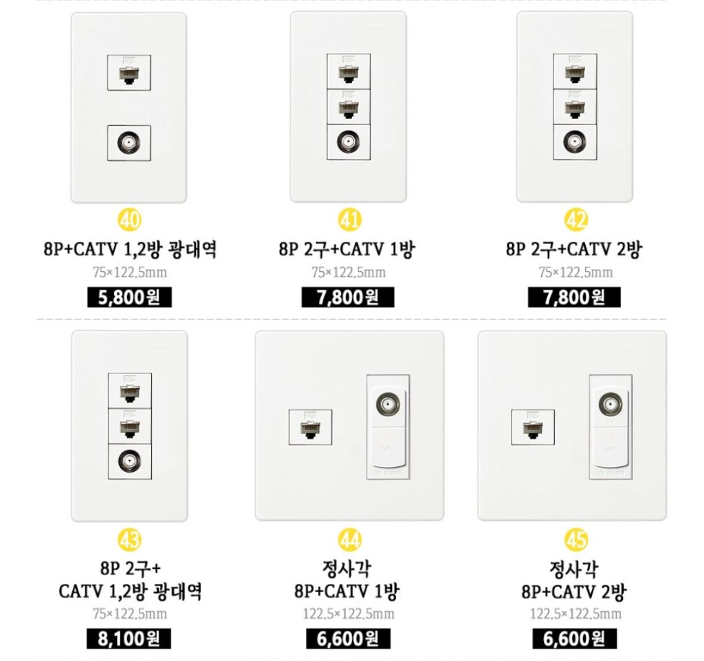 제가 구입했던 매력전기스토어 진흥전기 V시리즈 콘센트 가격4