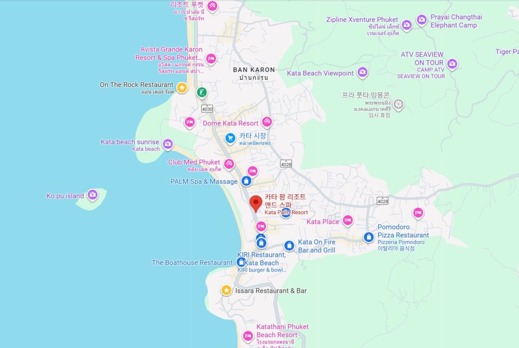 Kata plam Resort & Spa 구글지도